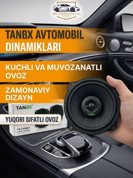 Комплект автомобильных динамиков tanbx (2 штуки) — ваш мощный и чистый звуковой компаньон