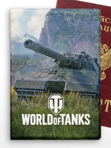Обложка на паспорт игра Танки World of Tanks WOT Мир Танков