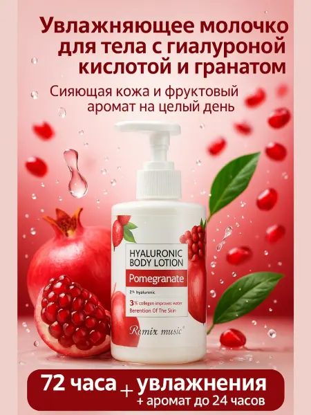 TATIA_3 Крем для рук и тела парфюмированный гранат, 300 мл