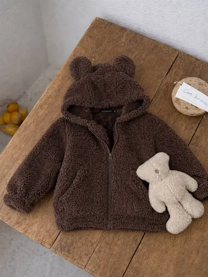 Детская шерстяная куртка на молнии Teddy