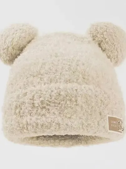 Зимние тёплые удобные шапки teddy с ушками для детей