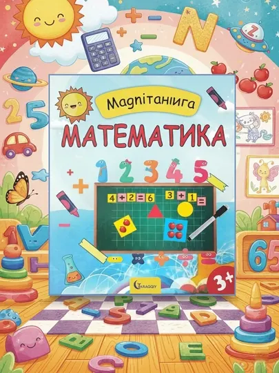 Магнитная развивающая книга для детей – Алфавит, Азбука и Математика | Обучение через игру
