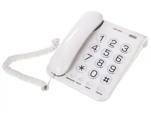 Проводной телефон teXet TX-262 светло-серый