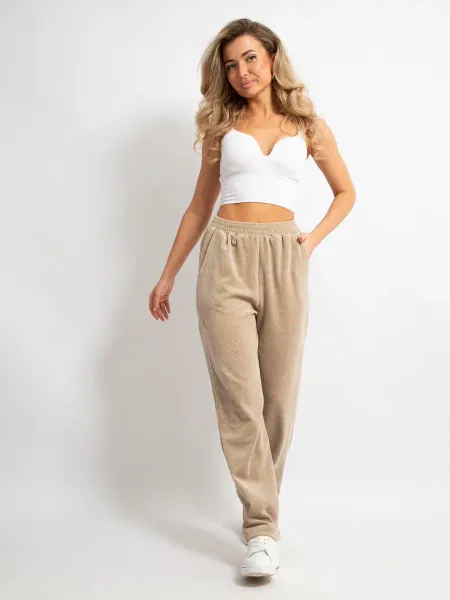 Wakas Textile Брюки домашние теплые хлопок велюр