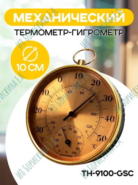 Борискина Е.А. Термометр комнатный, гигрометр TH-9100-GSC