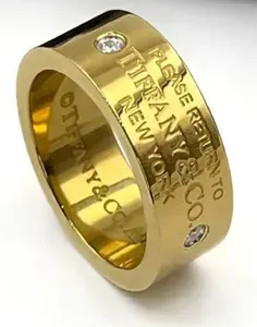 Кольцо Tiffany c камнем женское бижутерия