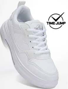 Кеды TimeJump женские белые повседневные на платформе дышащие