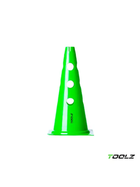 TOOLZ Конус спортивный с отверстиями 1 штука зеленый