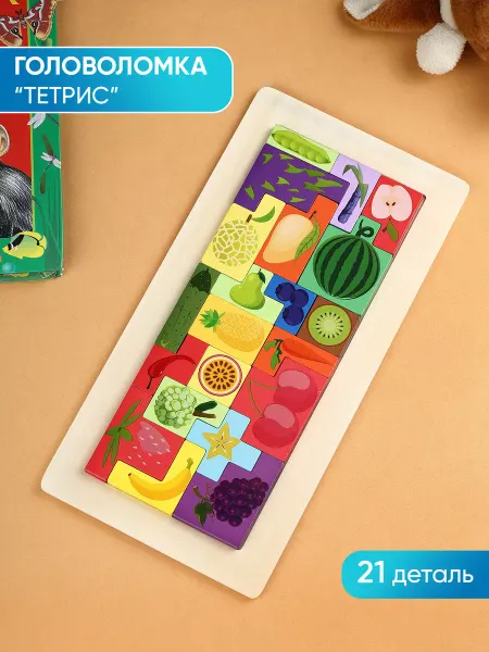 TOYS. Деревянный тетрис для детей