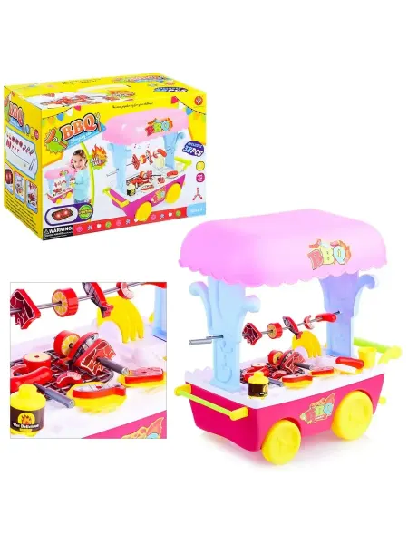 URAL TOYS Игровой Набор Барбекю Детская кухня Игрушечная посуда