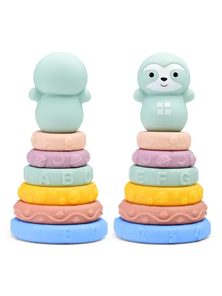 URAL TOYS Пирамидка грызунок развивающая игрушка для малышей