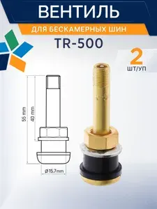 Вентиль для бескамерных шин грузовой TR-500 2 шт.