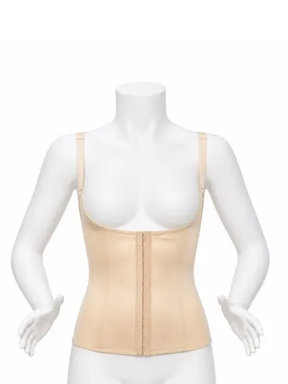 Женский утягивающий корсет (waist trainer) — моделирующий корсет для талии, бежевый