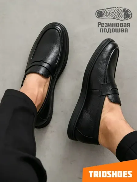 TRIOSHOES Лоферы кожаные повседневные классические