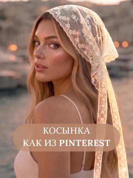 TUNDIS Косынка кружевная на голову и пояс