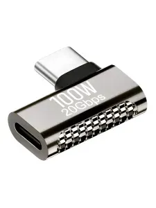 Переходник Type-C папа-мама угловой USB-C