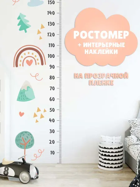 ULTRA Стикер Ростомер наклейка интерьерная на стену