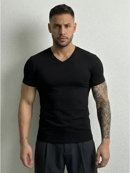 PREMIUM UNDERWEAR Футболка спортивная с v-горлом Турция