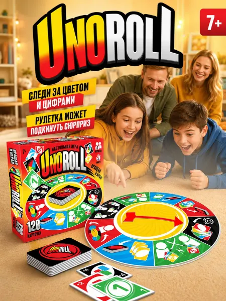 ДЕСЯТОЕ КОРОЛЕВСТВО Игра настольная "UNOROLL"