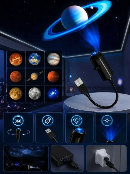 Проектор звездного неба USB ночник для детей