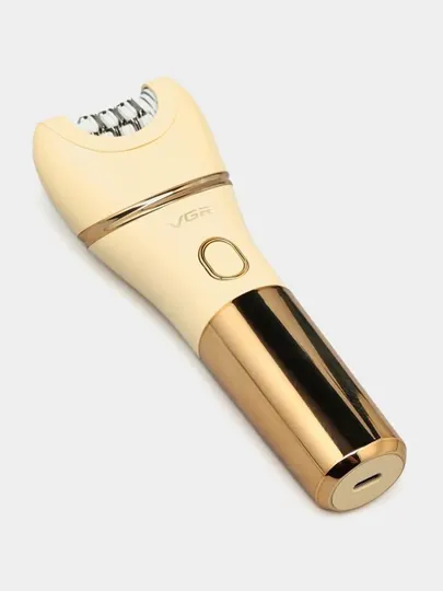 Эпилятор VGR V-756 USB зарядка золотой