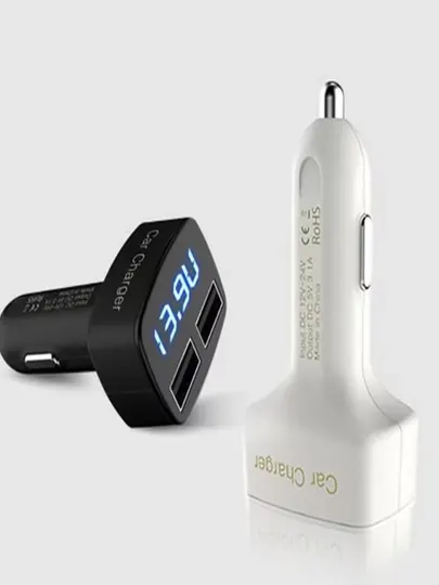 Автомобильное зарядное устройство с двумя USB-портами