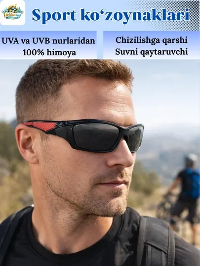 Спортивные поляризованные очки UV400, для бега, велосипеда, вождения, мужские, женские