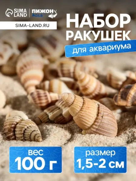 Пижон Аква Декоративные ракушки для аквариумов и террариумов