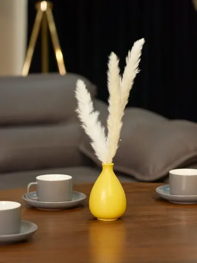 Керамическая ваза интерьерная, матовая, VASE10