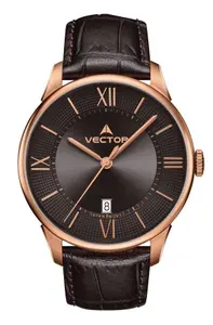 Наручные часы Vector VC8-114585 коричневый кварцевые