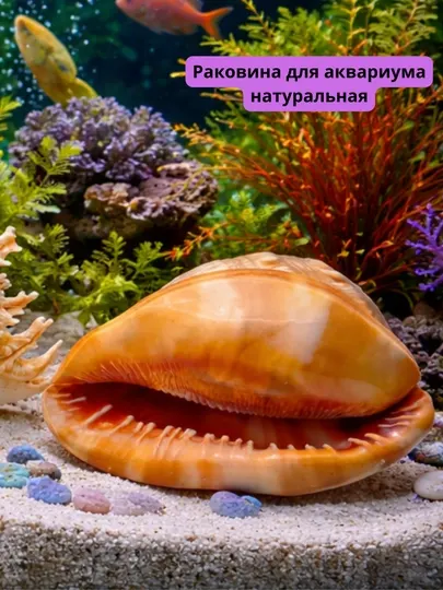 Декор морские ракушки для аквариума Растение для аквариума Натуральные ракушки
