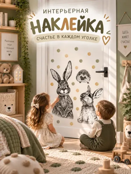 VEROL Детские наклейки интерьерные на стену декор
