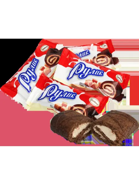 Конфеты АККОНД Рулик карамелизированное молоко, весовые