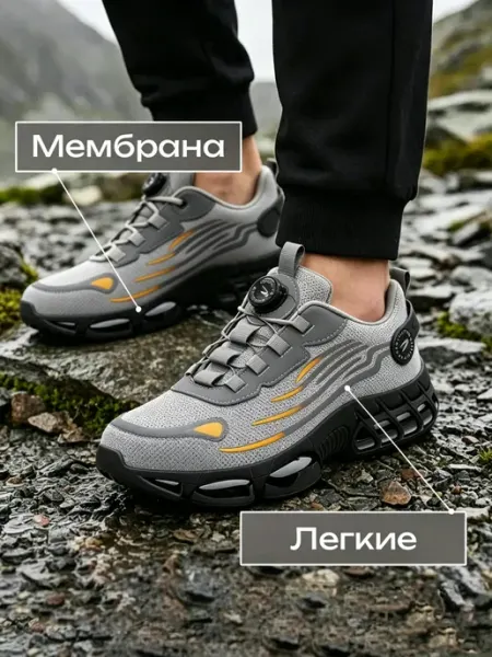 VGG Рабочие ботинки с быстрой шнуровкой, металлическим подноском