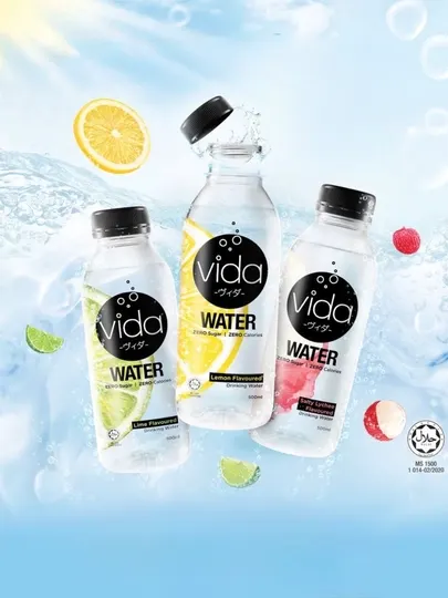 VIDA Water, вода без сахара со вкусом личи и соли, 500 мл