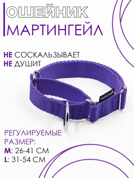 Violdicord Ошейник для собак мартингейл