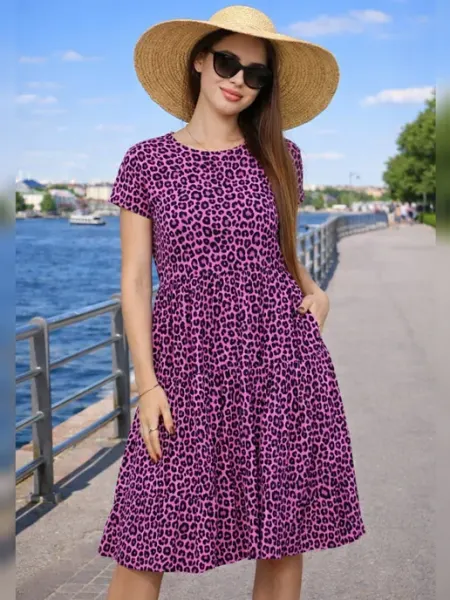 Vissa Платье трикотажное больших размеров