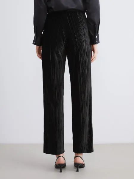 LC Waikiki Женские вельветовые брюки в рубчик с эластичной талией