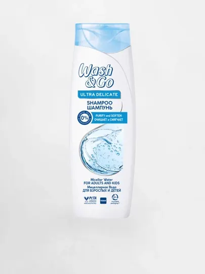Шампунь Wash&Go мицеллярный, для всех типов волос, 180 мл