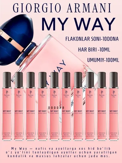 Духи для женщин My Way, женский аромат 3мл