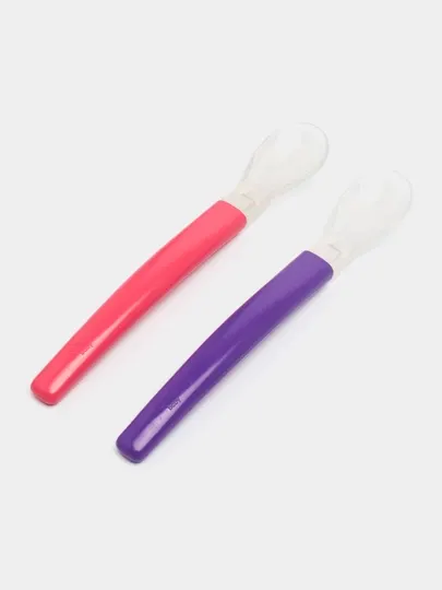 Детские ложки для кормления WeeBaby Wb122, набор из двух ложек, 1 шт