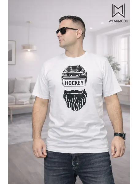 WEARMOOD Футболка с принтом "Хоккей"