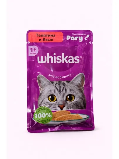 Whiskas рагу телятина и язык