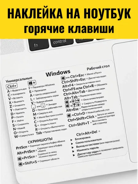 Мэдкейс Наклейка для ноутбука Windows