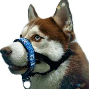 Недоуздок для собак White Wolf "Поларис" Лазурный размер XXXS