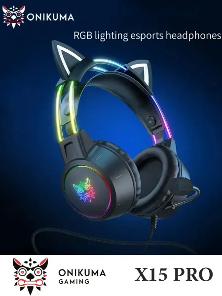 Наушники проводные с микрофоном игровые X15PRO
