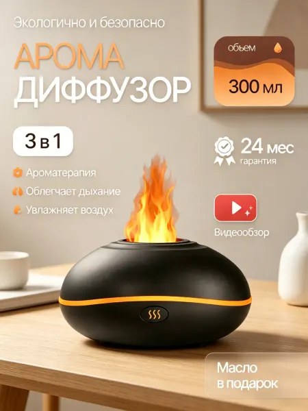 Xiaomi Ультразвуковой аромадиффузор для дома с увлажнением