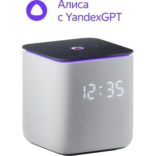 Умная колонка Яндекс Станция Миди с Алисой на YandexGPT черная