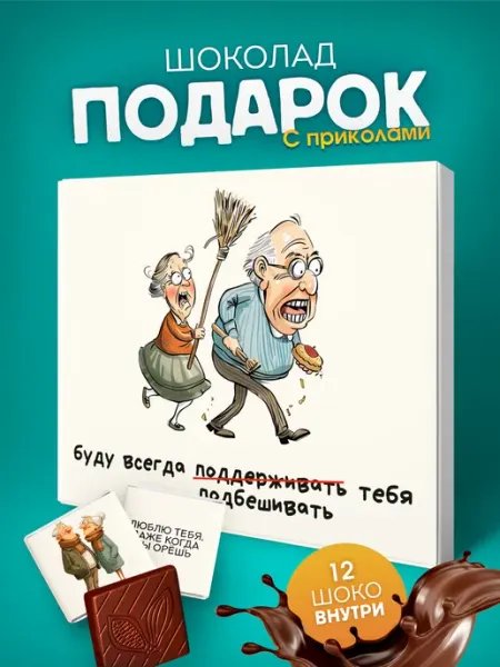 YOULAB Подарок на день рождения мужчине шоколад
