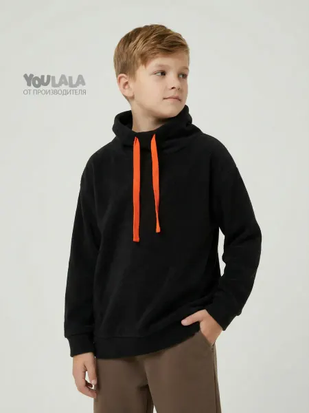 YOULALA Толстовка флисовая детская с высоким воротником